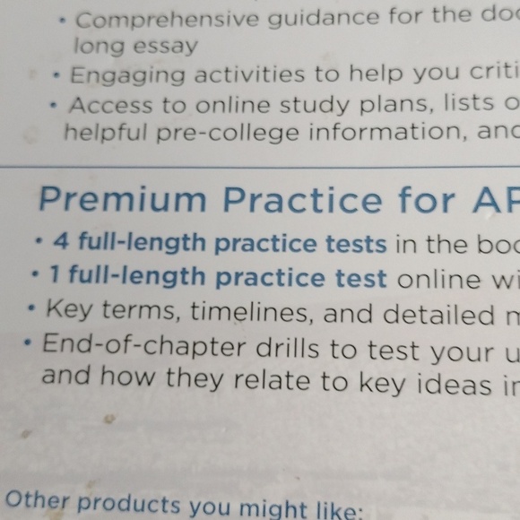 Princeton Review AP World History Premium + No Bull U.S. History Test Prep Books - Picture 7 of 13